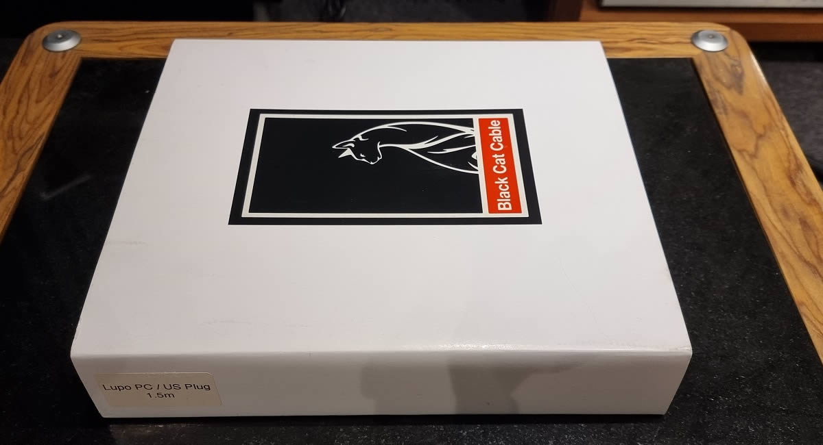 Black Cat Lupo III/Silverwolf power cord 1.5m