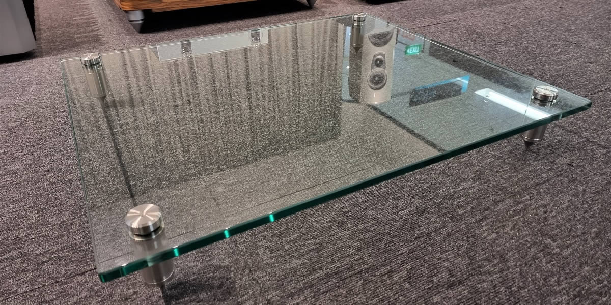 Glass Top Amplifier Stand