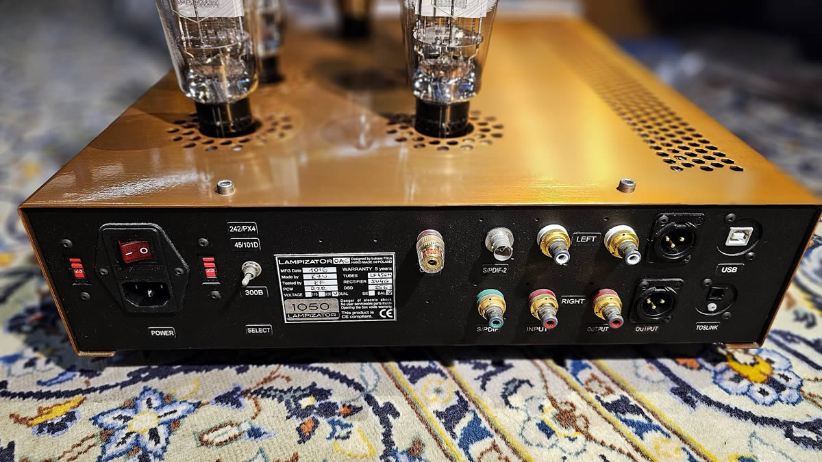 Lampizator Golden Gate tube DAC